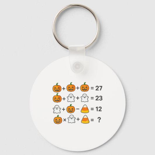 67 Order Operations Math Teacher Halloween Costume Sleutelhanger (Voorkant)