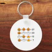 67 Order Operations Math Teacher Halloween Costume Sleutelhanger (Voorkant)