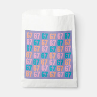 67 Party Favor Bags Bedankzakje