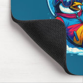 67 Penguin Soccer Funny Winter Meme Gift  Muismat (Hoek)