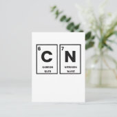 67 Periodic Table Element Chemistry Mason Meme Briefkaart (Staand voorkant)