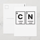 67 Periodic Table Element Chemistry Mason Meme Briefkaart (Voorkant / Achterkant)