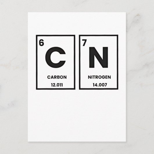 67 Periodic Table Element Chemistry Mason Meme Briefkaart (Voorkant)