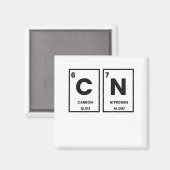 67 Periodic Table Element Chemistry Mason Meme Magneet (Voorkant / Achterkant)