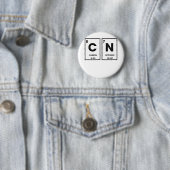 67 Periodic Table Element Chemistry Mason Meme Ronde Button 5,7 Cm (In situ)