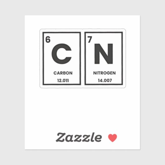 67 Periodic Table Element Chemistry Mason Meme Sticker (Vel)
