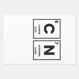 67 Periodiek Systeem Element Chemie Mason Meme Inpakpapier Vel