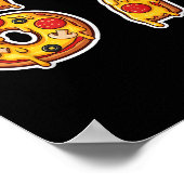 67 Pizza Drip Meme Funny Zes Zeven Gen Alpha Slaan Poster (Hoek)