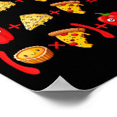 67 Pizza Meme Wiskunde Logische Puzzel  Poster (Hoek)