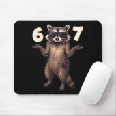 67 Raccoon 6-7 Hands Se Funny Gen Alpha Kids Teens Muismat (Met muis)