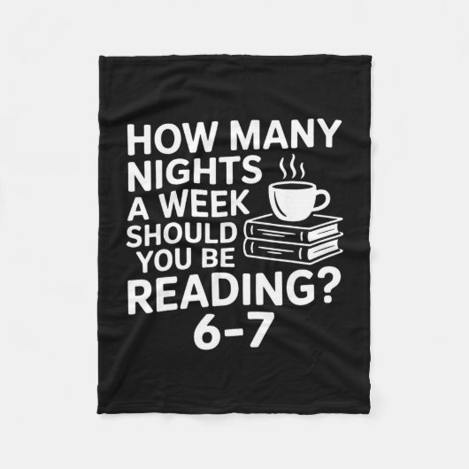 67 Reading Book Lover Funny Six Seven Meme Bookwor Fleece Deken (Voorkant)