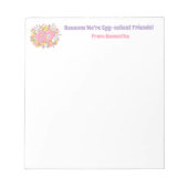 67 Reasons We’re Egg-cellent Friends! Easter Notitieblok (Voorkant)