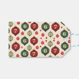 67 Retro Christmas Ornament Wrapping Paper  Cadeaulabel