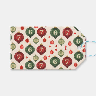 67 Retro Christmas Ornament Wrapping Paper Cadeaulabel