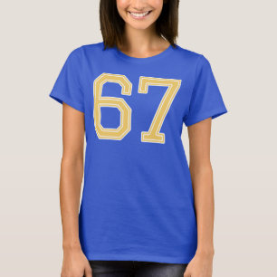 67 Retro Varsity Stijl – Klassiek Vintage Design T-shirt
