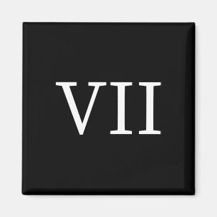 67 Romeinse Cijfers Vii Grappige Zes Zeven Meme 6 Magneet