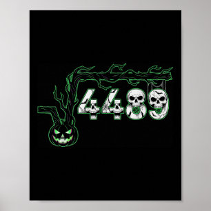67 Root Zes Zeven 6 7 Meme Grappige Halloween Pomp Poster