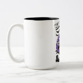 67 - Scary Ghost en Pumpkin Halloween Tweekleurige Koffiemok (Links)