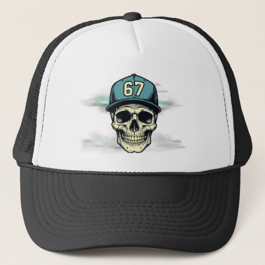 67 Schedel Trucker Pet (Voorkant)