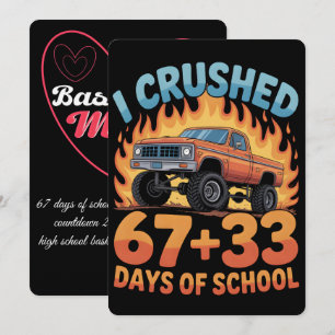 67 School Dagen, Basketball Moeder Reis 2026 Feestdagenkaart