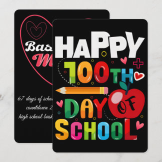 67 School Days, Basketball Moeder Reis 2026 Feestdagenkaart