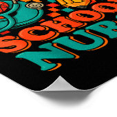 67 School Nurse Days Pencil Heart Funny Medical  Poster (Hoek)