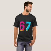 67 Shirt Baseball Life Style 101 Apparel Youth Dri (Voorkant volledig)