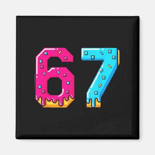 67 Shirt Baseball Life Style 101 Apparel Youth Dri Magneet (Voorkant)