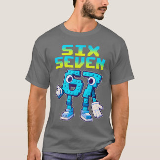 67 Si Seven 67 Grappige Italiaanse Brainrot Gaming T-shirt