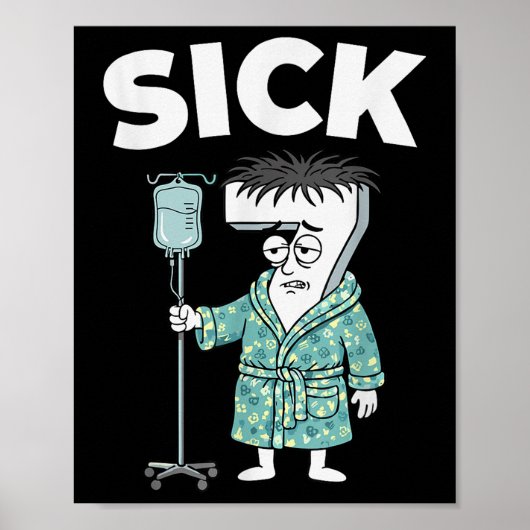 67 Sick Seven Six 6 7 Meme  Poster (Voorkant)