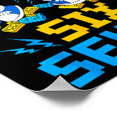 67 Six Seven 6-7 Funny Brainrot Meme Teens Gen Alp Poster (Hoek)