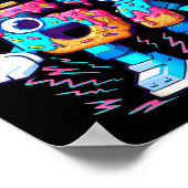 67 Six Seven 6-7 - Funny Italian Brainrot Ice Crea Poster (Hoek)