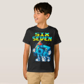 67 Six Seven 6-7 - Funny Italian Brainrot Kids Bas T-shirt (Voorkant volledig)