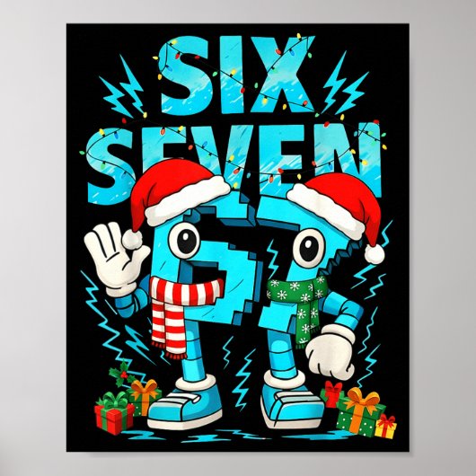 67 Six Seven 6-7 - Funny Italian Brainrot Kids Gam Poster (Voorkant)