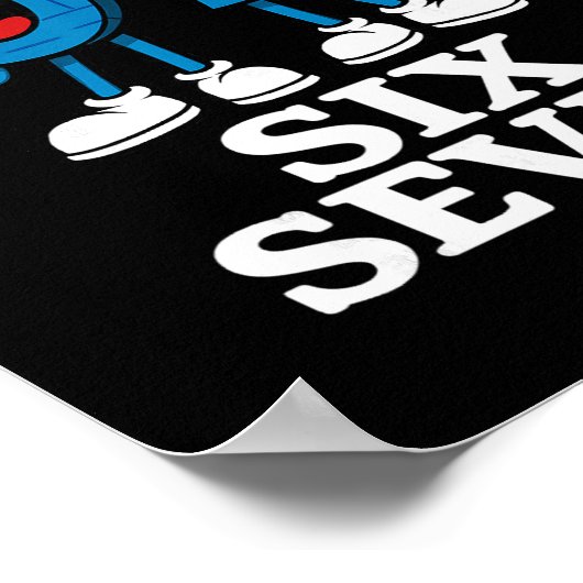 67 Six Seven 6-7 - Funny Italian Brainrot Kids Gam Poster (Hoek)