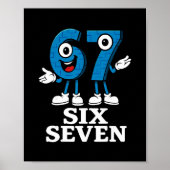 67 Six Seven 6-7 - Funny Italian Brainrot Kids Gam Poster (Voorkant)