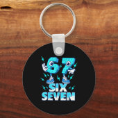 67 Six Seven 6-7 - Funny Italian Brainrot Kids Gam Sleutelhanger (Voorkant)