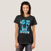 67 Six Seven 6-7 - Funny Italian Brainrot Kids Gam T-shirt (Voorkant volledig)
