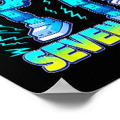 67 Six Seven 6-7 Funny Italian Brainrot Kids Gamin Poster (Hoek)