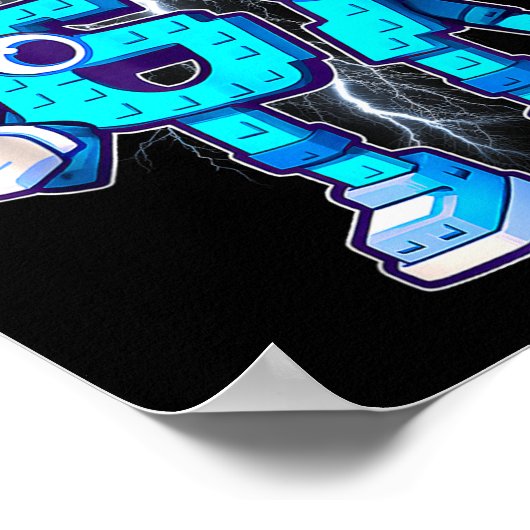 67 Six Seven 6-7 Funny Italian Brainrot Meme Kids  Poster (Hoek)