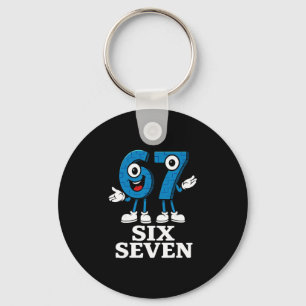 67 Six Seven 6-7 - Grappige Italiaanse Brainrot Ki Sleutelhanger