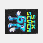 67 Six Seven 6-7 Grappige Italiaanse Brainrot Kids Fleece Deken (Voorkant (Horizontaal))