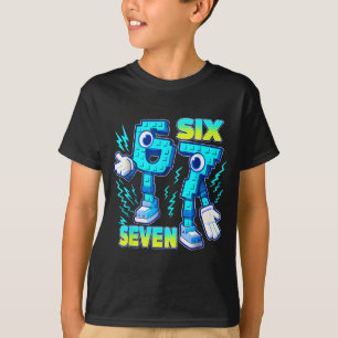 67 Six Seven 6-7 Grappige Italiaanse Brainrot Kids T-shirt