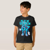 67 Six Seven 6-7 Grappige Italiaanse Brainrot Meme T-shirt (Voorkant volledig)