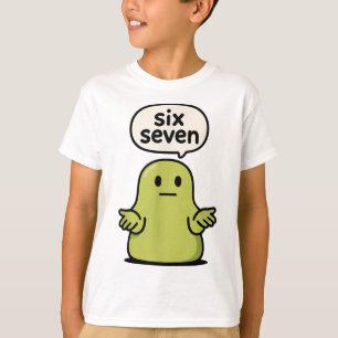 67 Six Seven 6-7 Groene Blob Slijm - Grappige Kind T-shirt