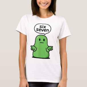 67 Six Seven 6-7 Groene Blob Slijm - Grappige Kind T-shirt