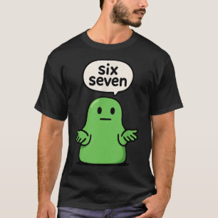 67 Six Seven 6-7 Groene Blob Slijm - Grappige Kind T-shirt