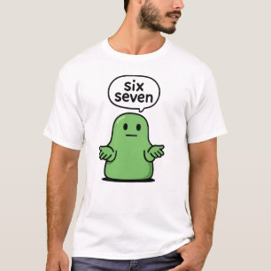 67 Six Seven 6-7 Groene Blob Slijm - Grappige Kind T-shirt