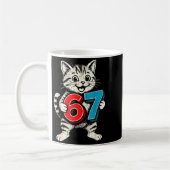67 Six Seven 6 7 Kat Grappig  Koffiemok (Links)