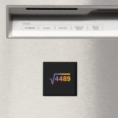 67 Six Seven 6-7 Meme  Magneet (Insitu (Vaatwasser))